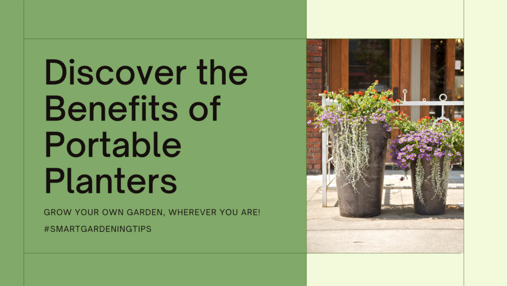 Container gardening advantages
