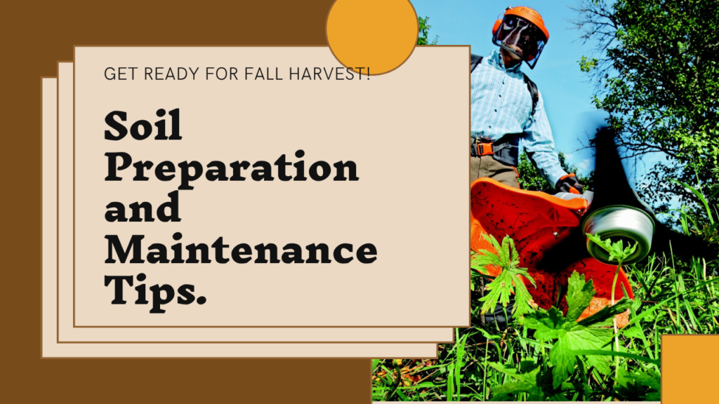 Fall harvest tricks
