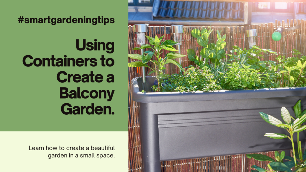 Learn how to create a beautiful garden in a small space.