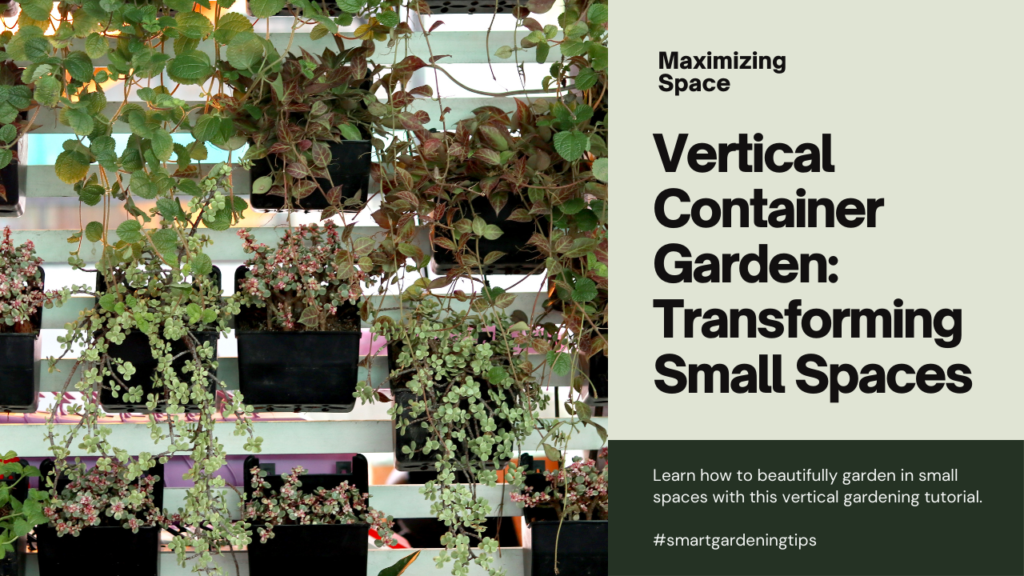 Learn how to beautifully garden in small spaces with this vertical gardening tutorial.
