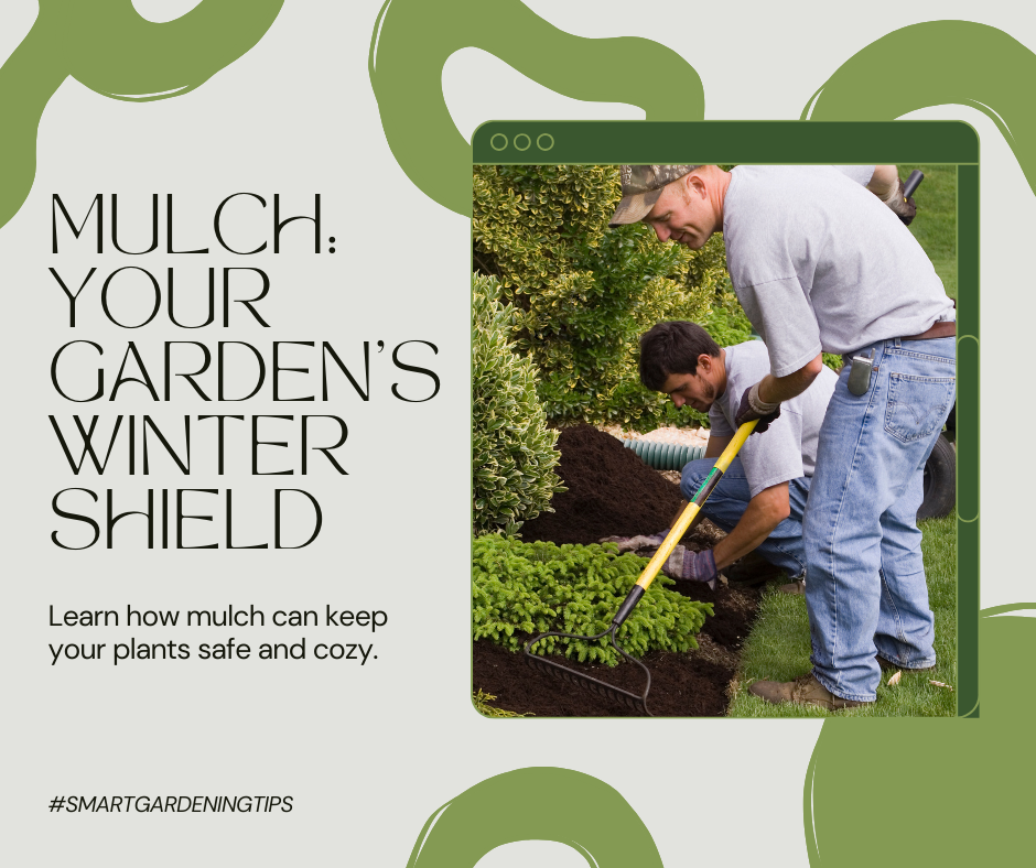 Learn how mulch can keep your plants safe and cozy.