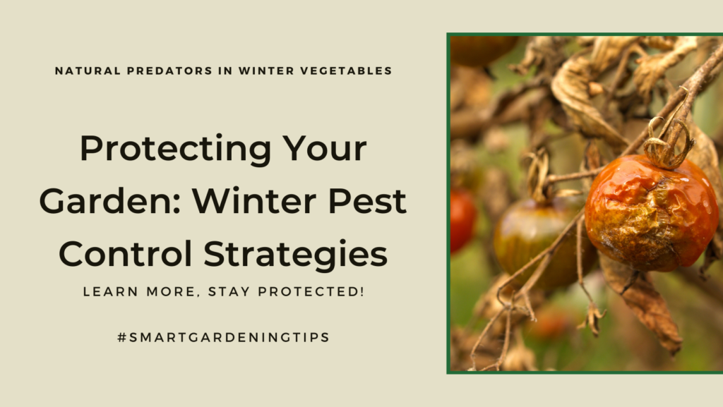 Explore natural predator methods to protect winter veggies.