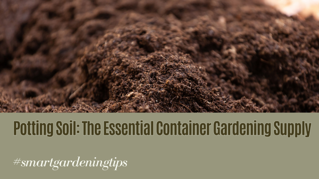 One of the most crucial supplies for successful container gardening is high-quality potting soil. Look for a well-draining mix specifically formulated for container plants.