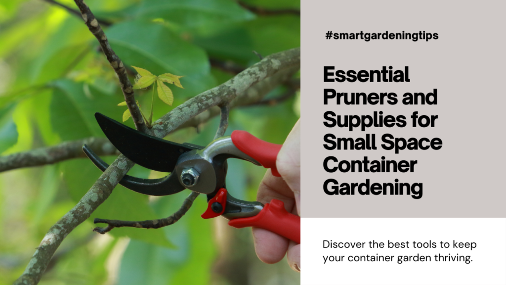 Discover the best tools to keep your container garden thriving.