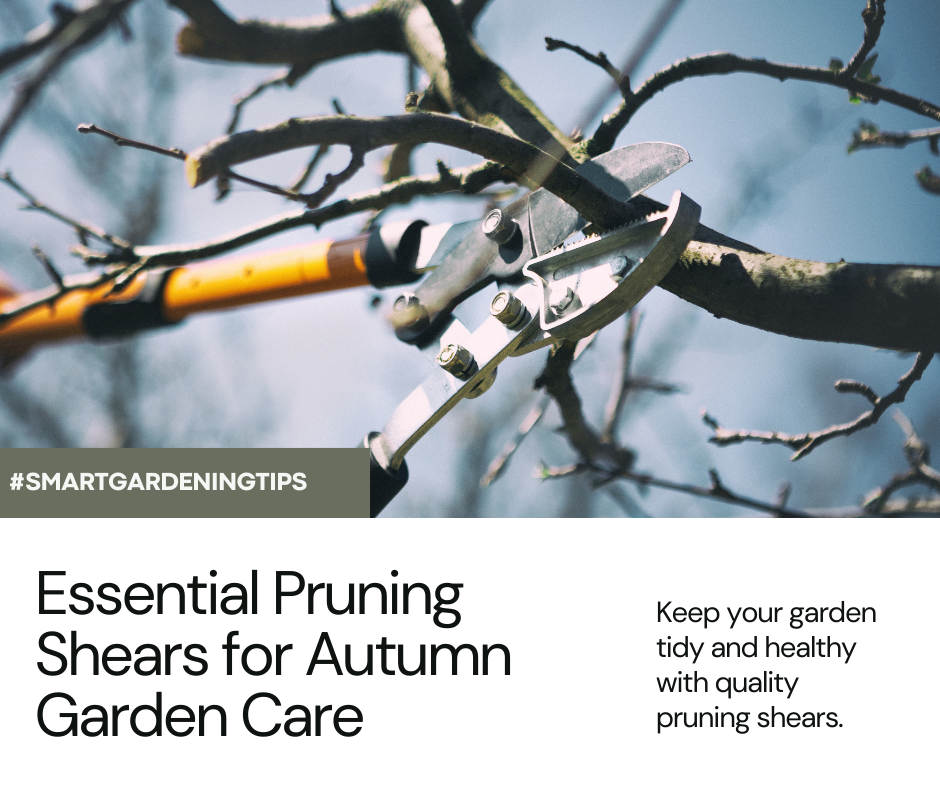 Keep your garden tidy and healthy with quality pruning shears.