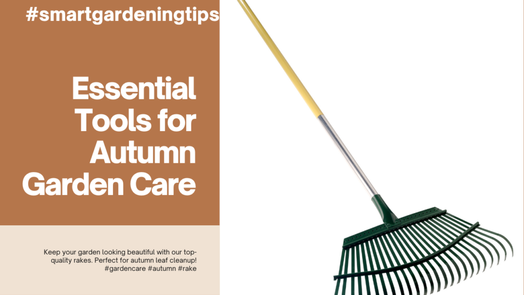 Keep your garden looking beautiful with our top-quality rakes. Perfect for autumn leaf cleanup! #gardencare #autumn #rake