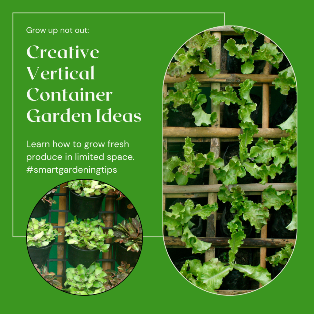 Take your container gardening to new heights by growing vegetables in vertical planters. Construct a trellis system for climbing plants such as tomatoes, cucumbers, and beans. You can also utilize hanging baskets to grow herbs and greens. Vertical vegetable gardens are not only practical but also space-saving, allowing you to enjoy a bountiful harvest in a limited area.